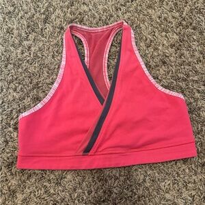 Pink lululemon sports bra, 6